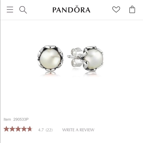 Pandora Jewelry - ✨SALE✨ Pandora Cultured Elegance Pearl earrings